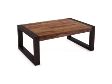 Hardwood Steel coffee Table