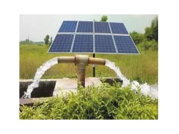 Solar pump installation