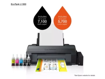 Epson EcoTank L1300 A3 Printer (Free 7100 Pages Ink)