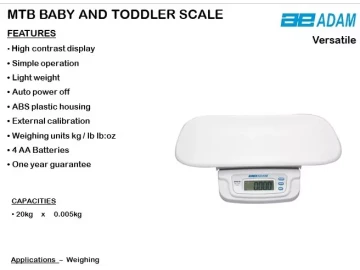 Baby & Toddler Scale
