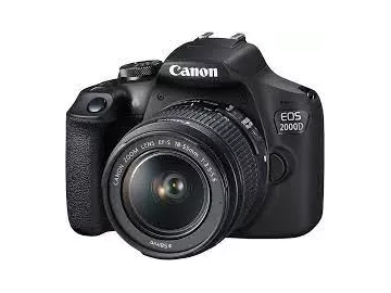 Canon EOS 2000D Digital SLR Camera with 18-55mm IS II Lens, 1080p Full HD, 24.1M