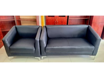 Havana Reception couch Set 2 Pce - 3 Seater- Leatherette