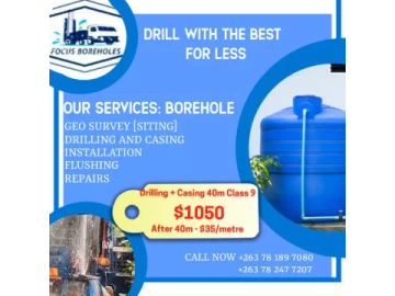 Borehole drilling and casing Class 9