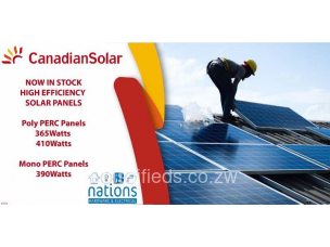 Canadian solar panels