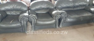 Preloved Genuine Leather Sofa
