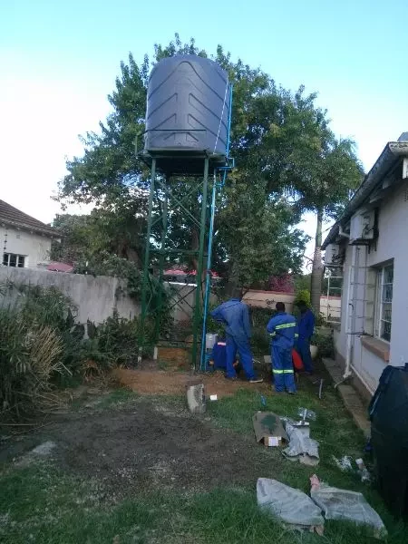 Water tank supply and fitting