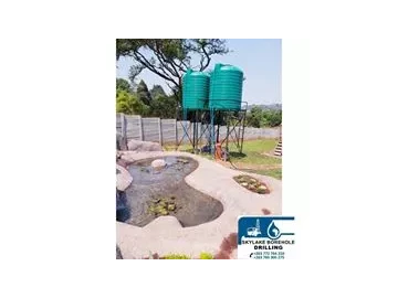 Borehole Storage Tank 5000 litres & Tank Stand
