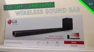 LG Sound Bar with Wireless Subwoofer SH4 300W