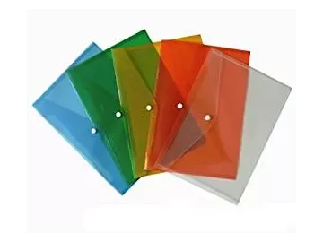 Translucent plastic file folders