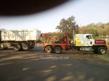 Heavy breakdown towing and crane hire