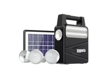 Magneto solar homes lighting system