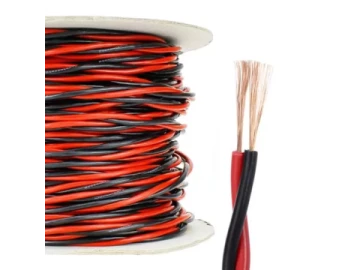 Cable Blasting Wire Red Black Twin Twist