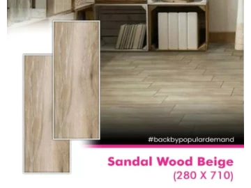 Sandal Wood Beige Floor Tiles (280x710)