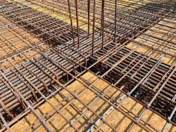 Steel fixing and shuttering
