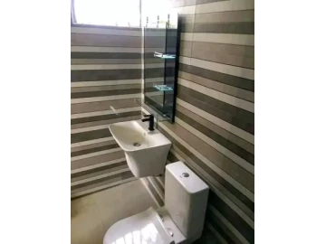 Bathroom plumbing and tiling