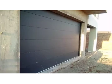 Aluminium sectional garage door
