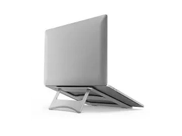 Hama Laptop Stand Notebook Stand Made of Aluminium (Laptop Holder for Devices)
