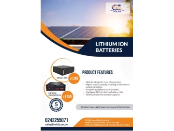 DURABLE AND EFFICIENT SOLAR LITHIUM ION BATTERIES