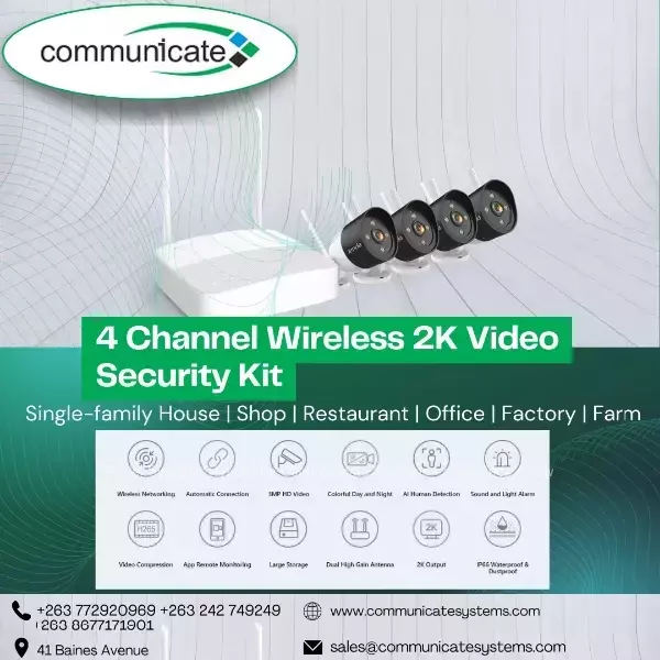 Wireless IP CCTV , video intercom and Biometric access control