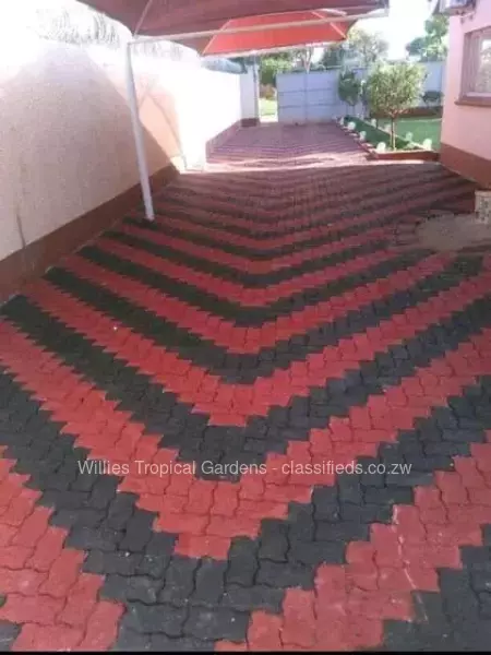 Driveways and paving- willies tropical gardens