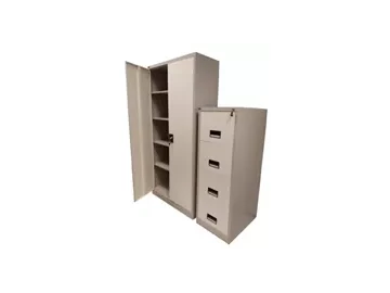 2 door stationary cabinet