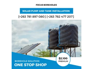 Borehole solar pump system installation
