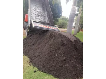 Black topsoil per cubic
