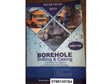 BOREHOLE DRILLING AND CASING SERVICES IN & AROUND GUTU MUPANDAWANA AREAS