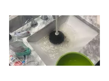 blocked sink