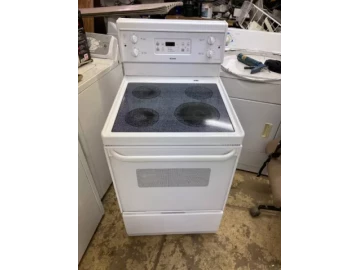 White kenmore 24inch glasstop stove - $90