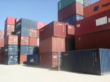 Dry cargo shipping containers