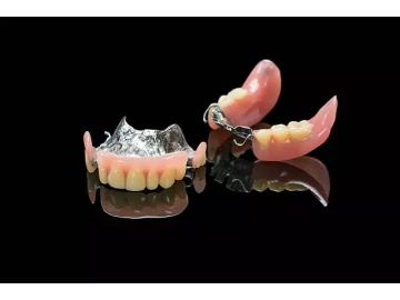 Chrome cobalt denture Upper teeth and lower dentures