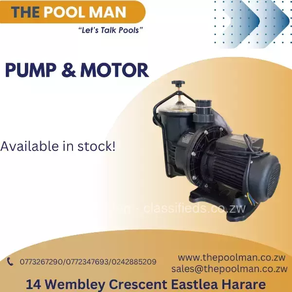 Pool pump and motor