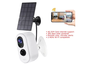 4G SIM, Wi-Fi HD Solar Camera