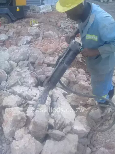 Concrete Breaking in Harare