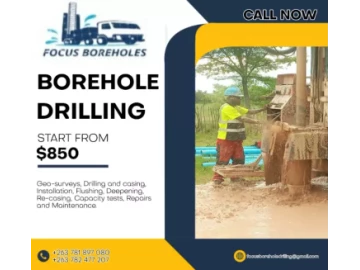 Borehole drilling and casing